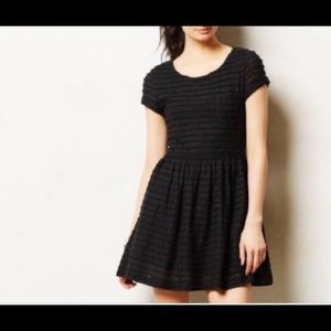 Anthropologie Yumi Pine St Dress Black Multi XS